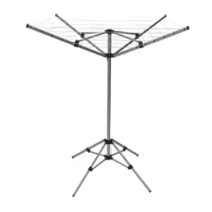 image of 4 Arm 15m Portable Rotary Airer Washing Line