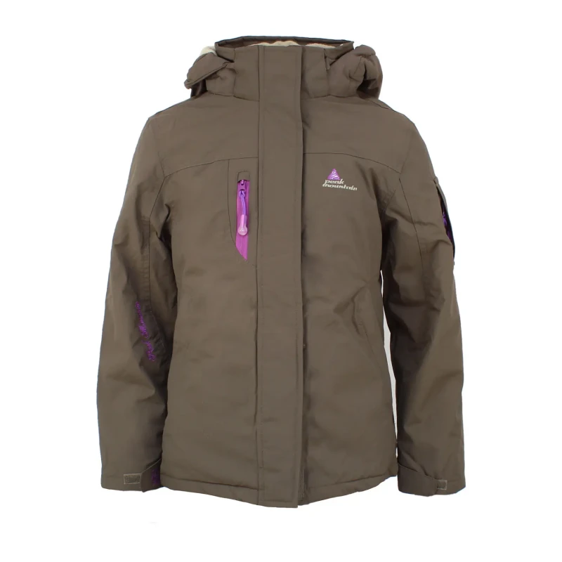 Image of Peak Mountain Girl's parka Peak Mountain Fadika Beige Female 3 ans FADIKA/NH/A-TAUPE