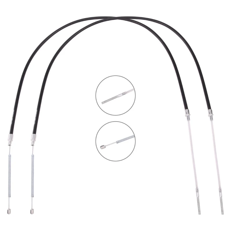 Image of RIDEX 124C1147 Brake Cable Rear, 1527/1090+1527/1090mm Cable,parking brake (124)