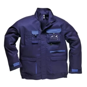 Image of Portwest Mens Texo Contrast Work Jacket Navy 3XL