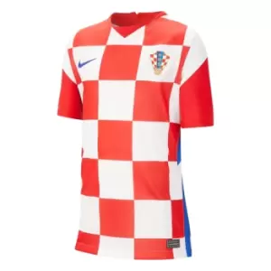 Image of 2020-2021 Croatia Home Nike Football Shirt (Kids)