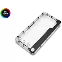 EK Water Blocks EK-Quantum Volume FLT 240 D-RGB Reservoir - Plexi