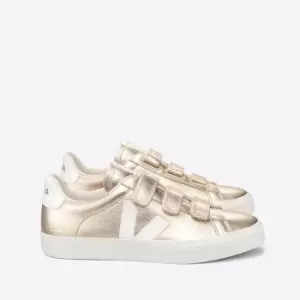 Image of Recife ChromeFree Recycled Trainers in Metallic Leather