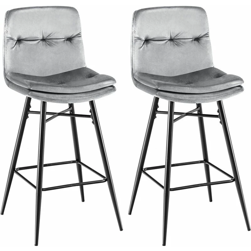 Image of COSTWAY Wine Bar Cabinet 3 Tier Industrial Wine Rack with Glass Holder Grey unisex