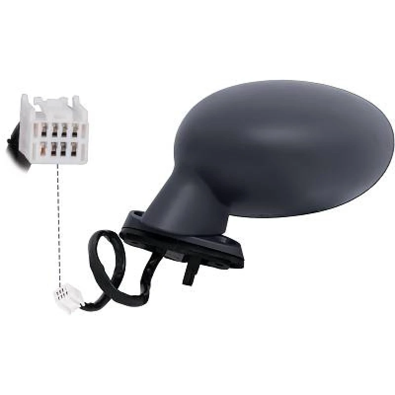 Image of DIEDERICHS 5652225 Wing mirror Left, Complete Mirror, primed Outside Mirror (50)