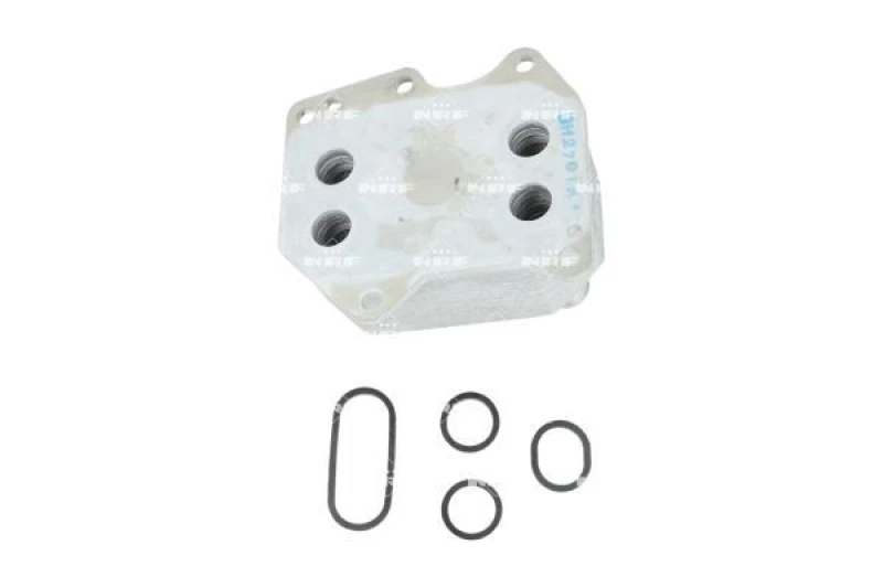 Image of NRF 31212 Oil Cooler with gaskets/seals, EASY FIT Oil Cooler,engine oil (469)
