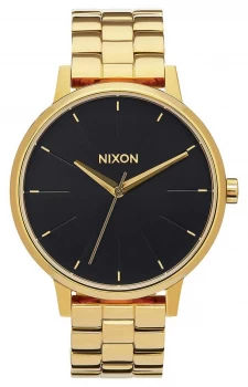 Image of Nixon Kensington All Gold / Black Sunray Gold IP Watch