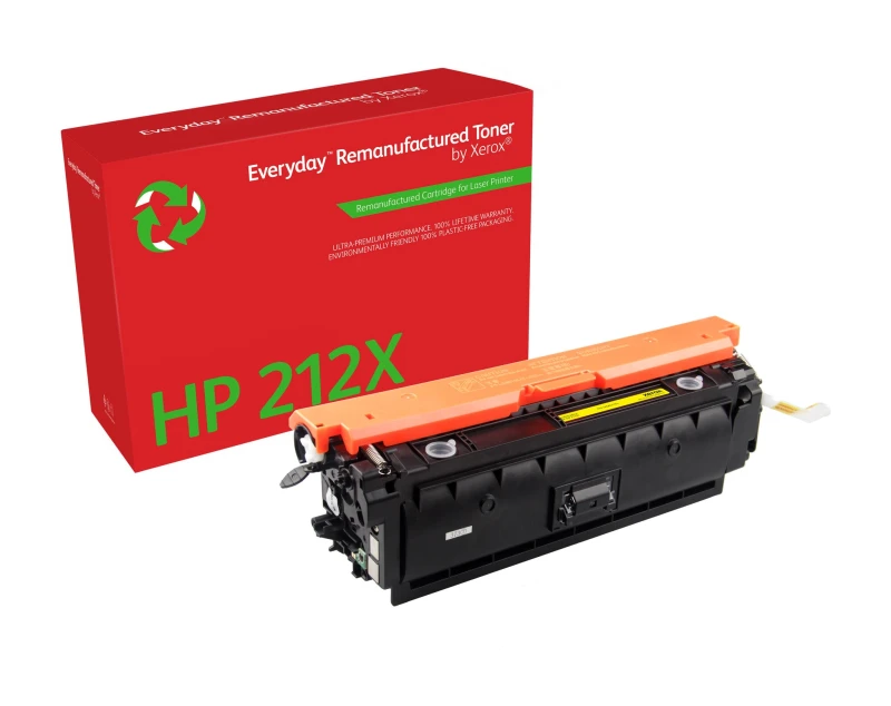 Image of Xerox Everyday Yellow Toner by Xerox compatible with HP 212X (W2122X), High capacity 006R04784