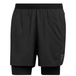 image of adidas 2-in-1 Shorts Mens - Black