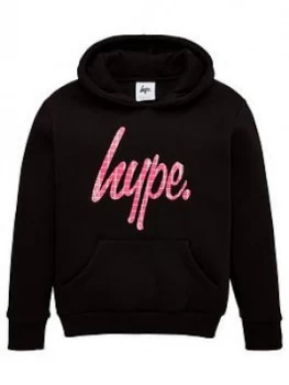 image of Hype Girls Rose Invade Overhead Hoodie - Black