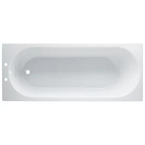 image of Cooke Lewis Shaftesbury Acrylic Rectangular Straight Bath L1500mm W700mm