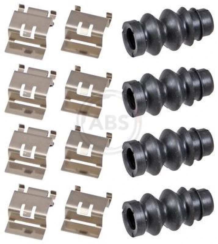 Image of A.B.S. Brake pad fitting kit A.B.S. 0124Q