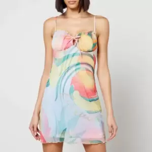 Image of Fiorucci Fruity Balconette Mesh Mini Dress - L