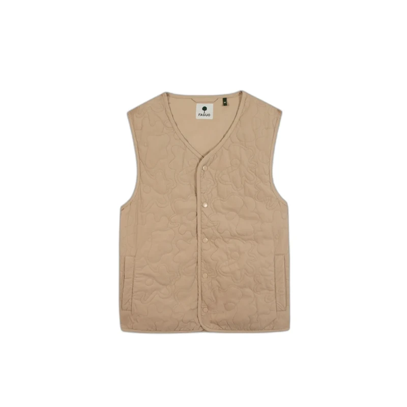Image of Faguo Sleeveless jacket Faguo Esterel Beige Male M