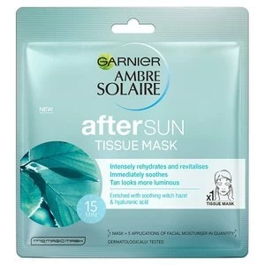 image of Ambre Solaire After Sun Cooling Face Sheet Mask 32g