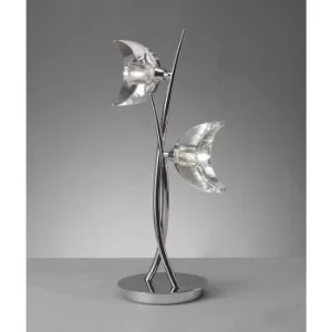 Image of Eclipse Table Lamp 2 Bulbs G9, polished chrome