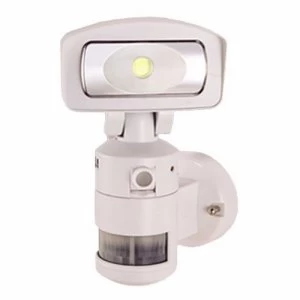 Image of NightWatcher LED Robotic Security Light with HD Camera - White