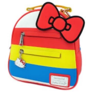 image of Loungefly Sanrio Hello Kitty Stripes Mini Backpack