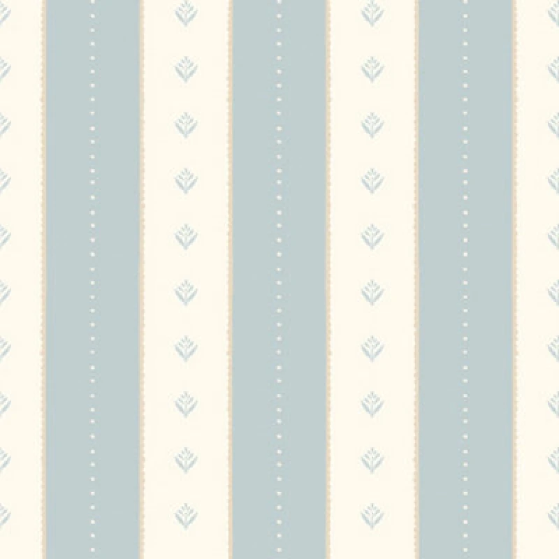 Image of Hoopla Walls Decorative Stripe - Wedgewood 10M Wallpaper