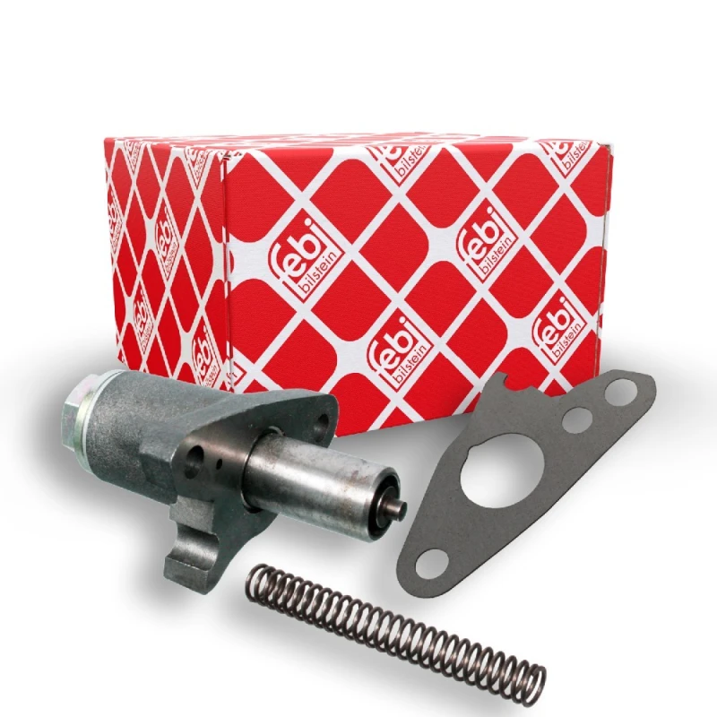 Image of FEBI BILSTEIN 25057 Tensioner, timing chain with gasket/seal Tensioner,timing chain (571)